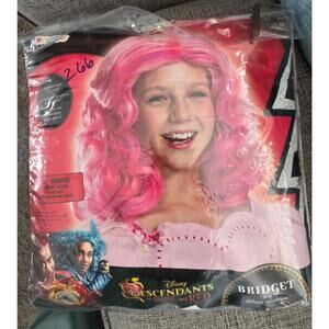 ✨ Disney Descendants “Bridget” Pink Wig – Rise of Red Costume Accessory ✨
